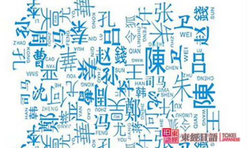 中國(guó)姓氏-姓氏的日語(yǔ)說法