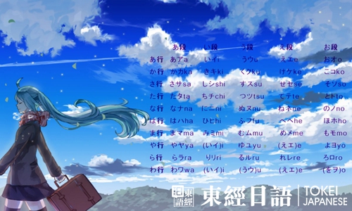 日語五十音圖表